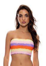 Load image into Gallery viewer, Model Front: Luli Fama Haut Top Tube Miami Sunsets
