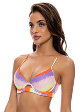 Load image into Gallery viewer, Image 04: Luli Fama Haut Top Underwire Miami Sunsets
