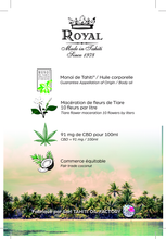 Load image into Gallery viewer, Monoi Royal Cb Glass Bottle
