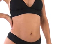 Load and play video in Gallery viewer, Video: Rio De Sol Bas Bottom Cloque Preto Tri Cos
