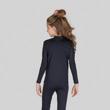 Load image into Gallery viewer, Rash Guard Kids High-Neck Black UPF50+
