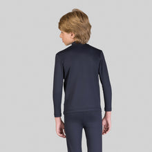 Load image into Gallery viewer, Rash Guard Kids High-Neck Black UPF50+
