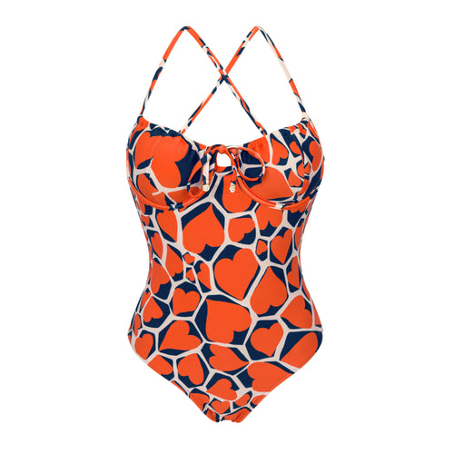 Product Front: Rio De Sol Une Pièce Amore-Red Julia