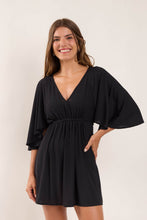 Load image into Gallery viewer, Image 04: Rio De Sol Vêtement De Plage Black Mini Dress
