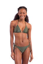 Load image into Gallery viewer, Model Front: Rio De Sol Bas Bottom Croco Ibiza-Comfy
