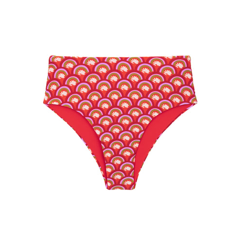 Product Front: Rio De Sol Bas Bottom Floral-Scales Hotpants