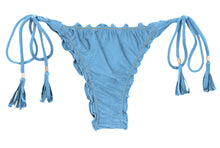 Load image into Gallery viewer, Product Front: Rio De Sol Bas Bottom Shimmer-Baltic-Sea Frufru-Fio
