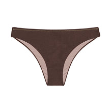 Load image into Gallery viewer, Product Front: Rio De Sol Bas Bottom Shimmer-Coffee Essential
