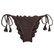 Load image into Gallery viewer, Product Front: Rio De Sol Bas Bottom Shimmer-Coffee Frufru
