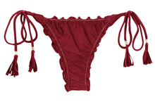 Load image into Gallery viewer, Product Front: Rio De Sol Bas Bottom Shimmer-Divino Frufru-Fio
