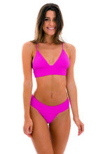 Load image into Gallery viewer, Model Front: Rio De Sol Bas Bottom St-Tpz-Pink Rio-Cos
