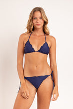 Load image into Gallery viewer, Model Front: Rio De Sol Bas Bottom Touch-Marinho Frufru
