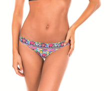 Load image into Gallery viewer, Model Front: Rio De Sol Bas Calcinha Folk Strappy
