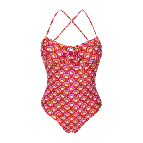 Product Front: Rio De Sol Une Pièce Floral-Scales Julia