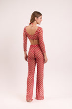 Load image into Gallery viewer, Model Back: Rio De Sol Pantalon De Plage Floral-Scales Pants Lana
