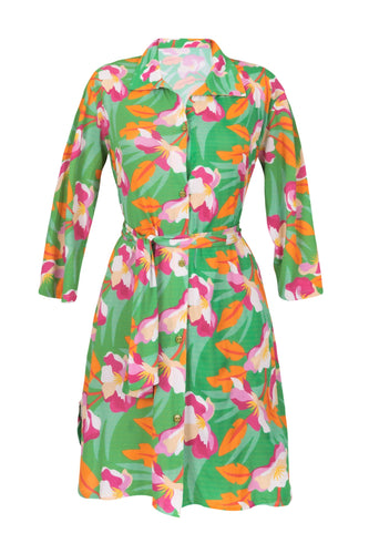 Product Front: Rio De Sol Vêtement De Plage Green Bloom Chemise