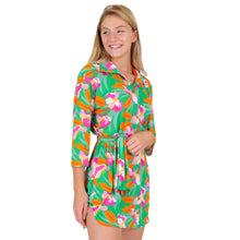 Load image into Gallery viewer, Gallery: Rio De Sol Vêtement De Plage Green Bloom Chemise
