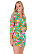 Load image into Gallery viewer, Image 04: Rio De Sol Vêtement De Plage Green Bloom Chemise
