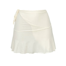 Load image into Gallery viewer, Product Front: Rio De Sol Jupe De Page Off-White Mini Skirt
