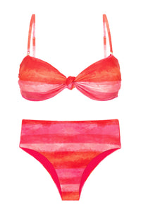 Product Front: Rio De Sol Ensemble Set Cher Bandeau-Joy Hotpants
