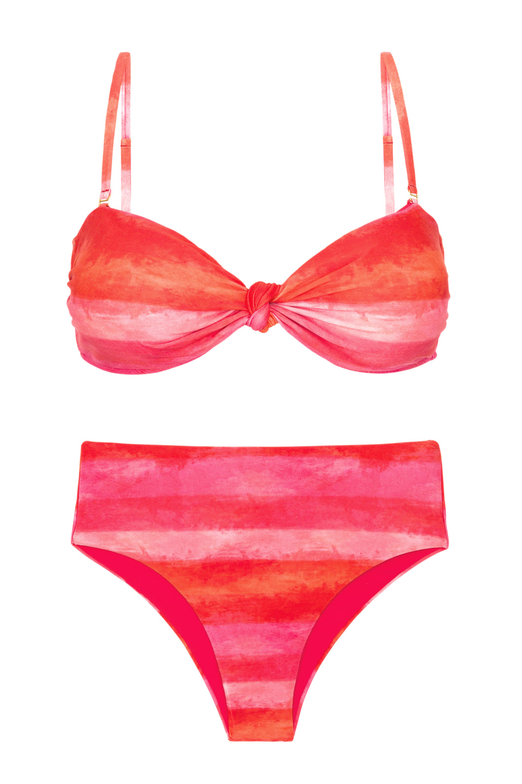 Product Front: Rio De Sol Ensemble Set Cher Bandeau-Joy Hotpants