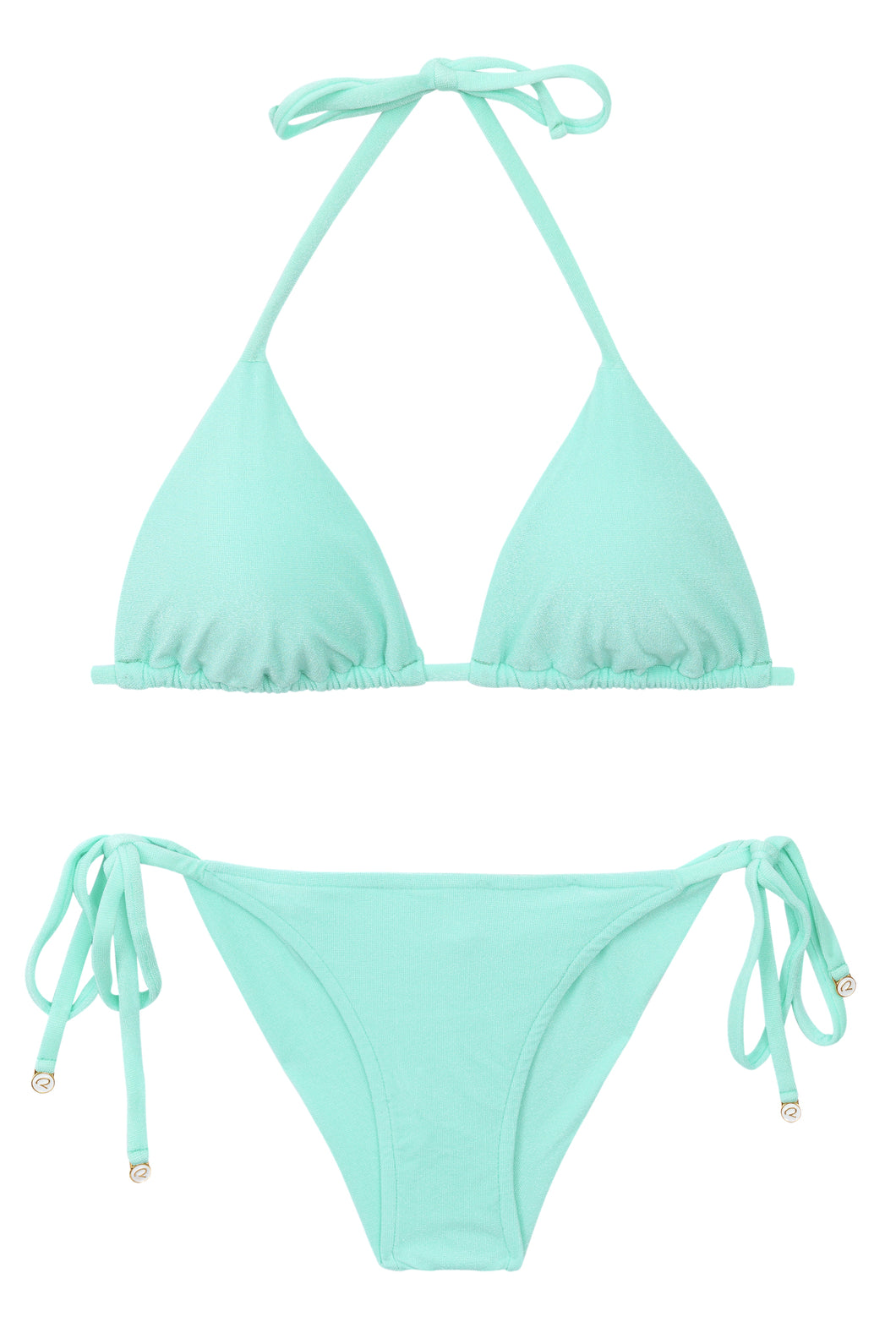 Product Front: Rio De Sol Ensemble Set Malibu-Menta Tri-Inv Cheeky-Tie