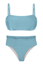 Load image into Gallery viewer, Product Front: Rio De Sol Ensemble Set Mirante Bandeau-Reto Hotpants
