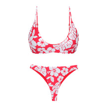 Load image into Gallery viewer, Product Front: Rio De Sol Ensemble Set Pua-Hibiscus Hana Sunset
