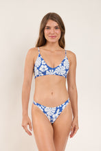 Load image into Gallery viewer, Model Front: Rio De Sol Ensemble Set Pua-Pacifica Hana Sunset
