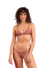 Load image into Gallery viewer, Model Front: Rio De Sol Ensemble Set Shimmer-Copper Tri-Fixo California

