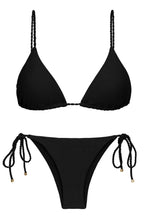 Load image into Gallery viewer, Product Front: Rio De Sol Ensemble Set St-Tpz-Black Tri-Inv Ibiza
