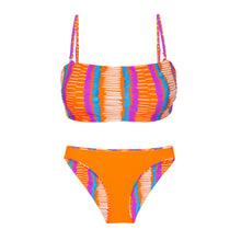 Load image into Gallery viewer, Product Back: Rio De Sol Ensemble Set Stripes Bandeau-Reto Essential-Comfy
