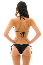 Load image into Gallery viewer, Model Back: Rio De Sol Haut Top Ambra Preto Eva
