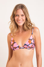 Load image into Gallery viewer, Gallery: Rio De Sol Haut Top Amore-Pink Tri-Fixo

