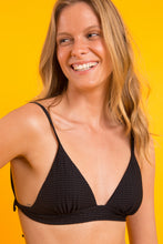 Load image into Gallery viewer, Image 09: Rio De Sol Haut Top Bora-Black Tri-Cos
