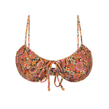 Load image into Gallery viewer, Product Front: Rio De Sol Haut Top Bouquet Balconet-Tie
