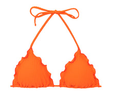 Load image into Gallery viewer, Product Front: Rio De Sol Haut Top Dots-Orange Frufru
