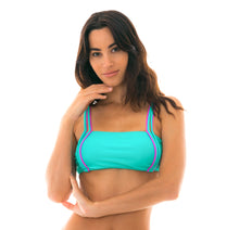Load image into Gallery viewer, Gallery: Rio De Sol Haut Top Duo Pink Blue
