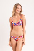 Load image into Gallery viewer, Model Front: Rio De Sol Haut Top Funny Bralette
