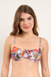 Gallery: Rio De Sol Haut Top Garden-Flower Balconet-Tie