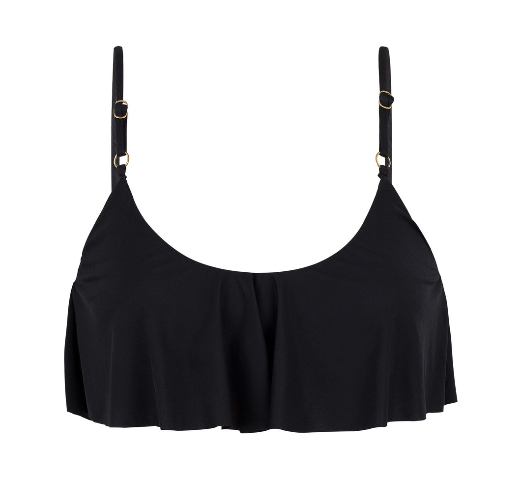 Product Front: Rio De Sol Haut Top Leopardo Black Babado