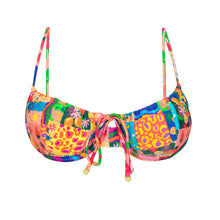 Load image into Gallery viewer, Product Front: Rio De Sol Haut Top Love-Trip Balconet-Tie

