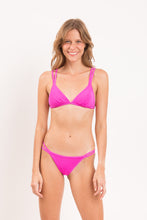 Load image into Gallery viewer, Model Front: Rio De Sol Haut Top Malibu-Rosa Tri-Duo
