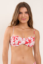 Load image into Gallery viewer, Gallery: Rio De Sol Haut Top Pua-Hibiscus Coral
