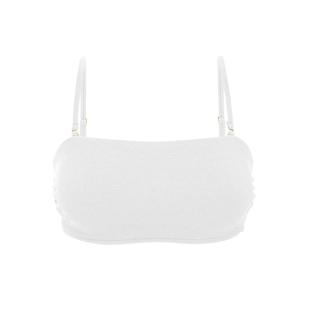 Product Front: Rio De Sol Haut Top Sand-White Bandeau-Reto