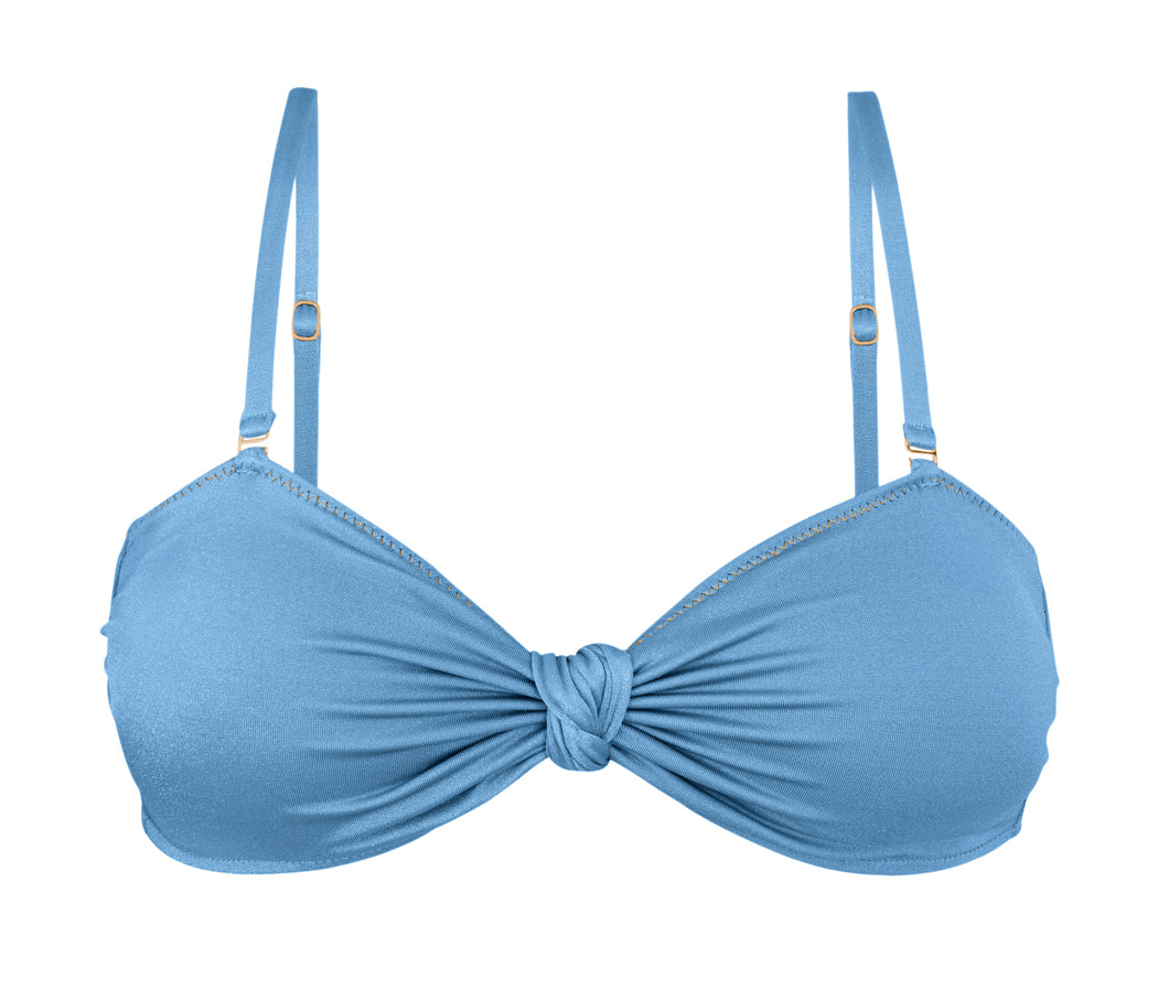Product Front: Rio De Sol Haut Top Shimmer-Baltic-Sea Bandeau-Joy