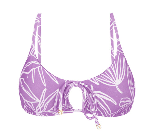 Product Front: Rio De Sol Haut Top Trail-Purple Tank-Tie