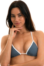 Load image into Gallery viewer, Gallery: Rio De Sol Haut Top Tri Micro Poa White
