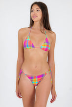 Load image into Gallery viewer, Model Back: Rio De Sol Haut Top Tulip-Garden Tri-Inv
