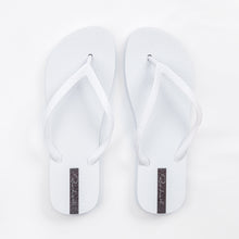 Load image into Gallery viewer, Product Front: Rio De Sol Tongs White Slim
